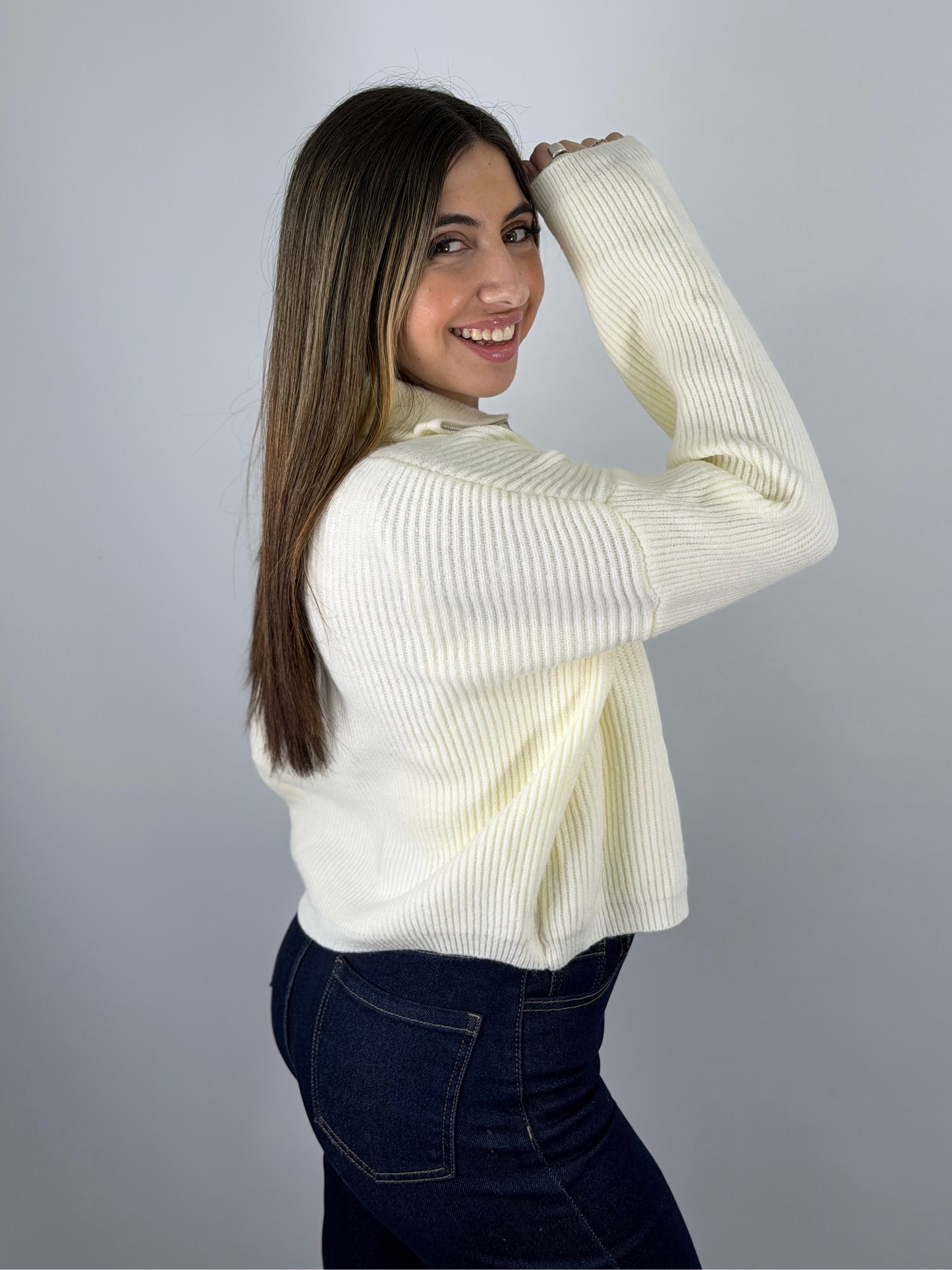 Sweater Aira Medio Cierre