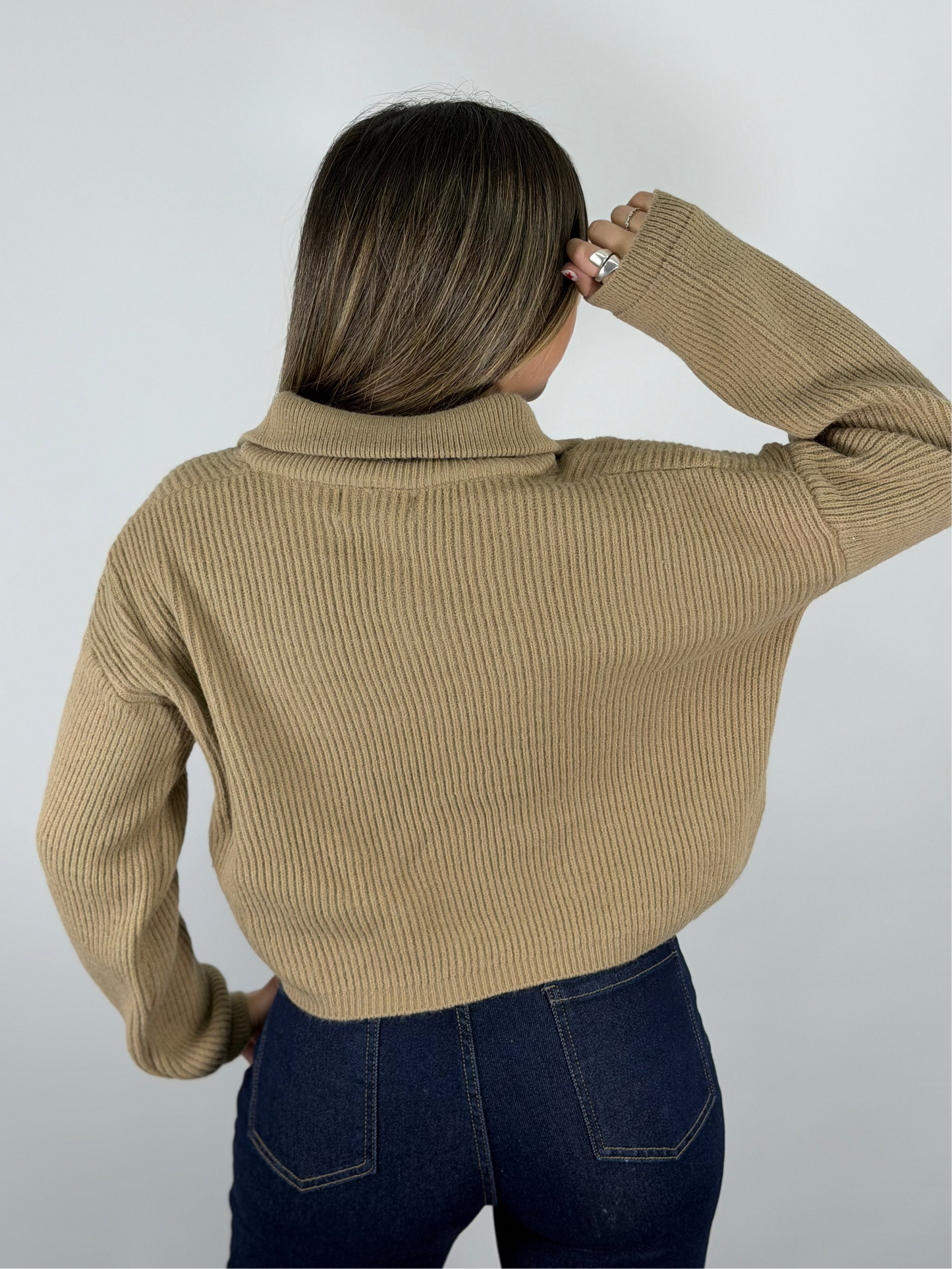 Sweater Aira Medio Cierre