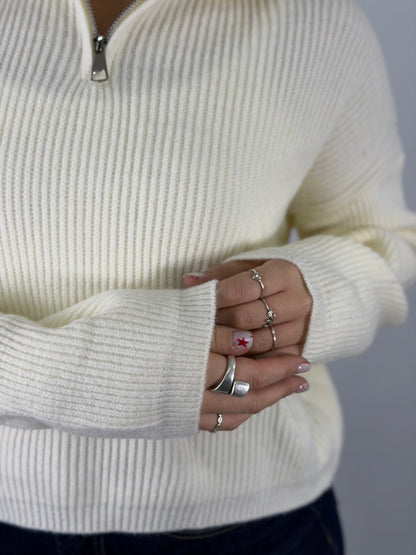 Sweater Aira Medio Cierre